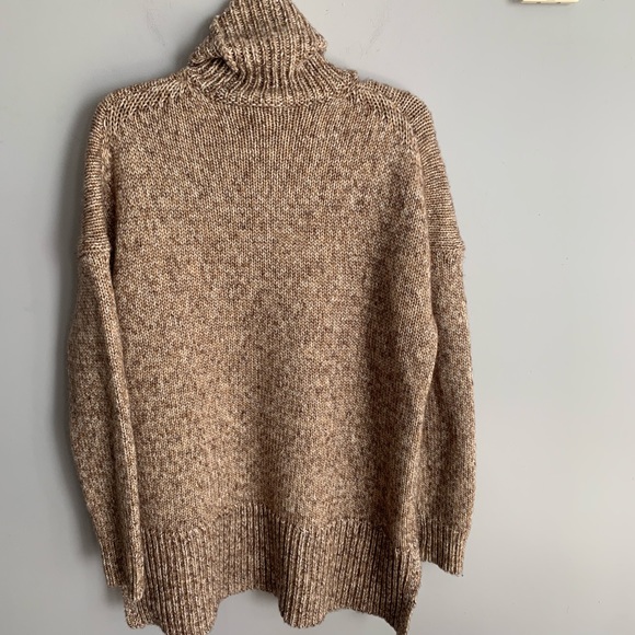 J. Crew Marled Italian Wool Turtleneck Sweater - Picture 2 of 5